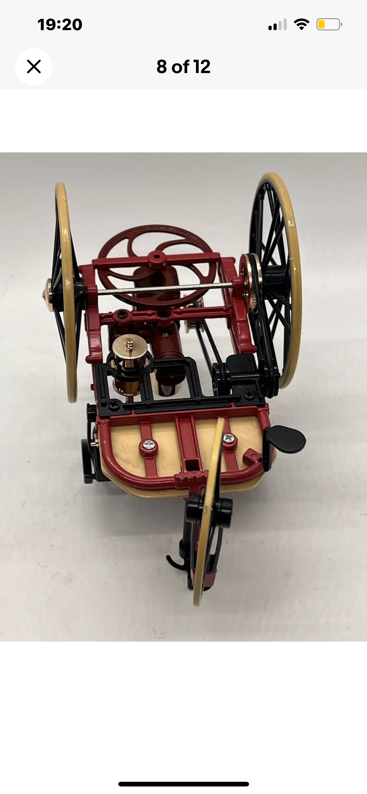 Dolls house new Victorian car in box
