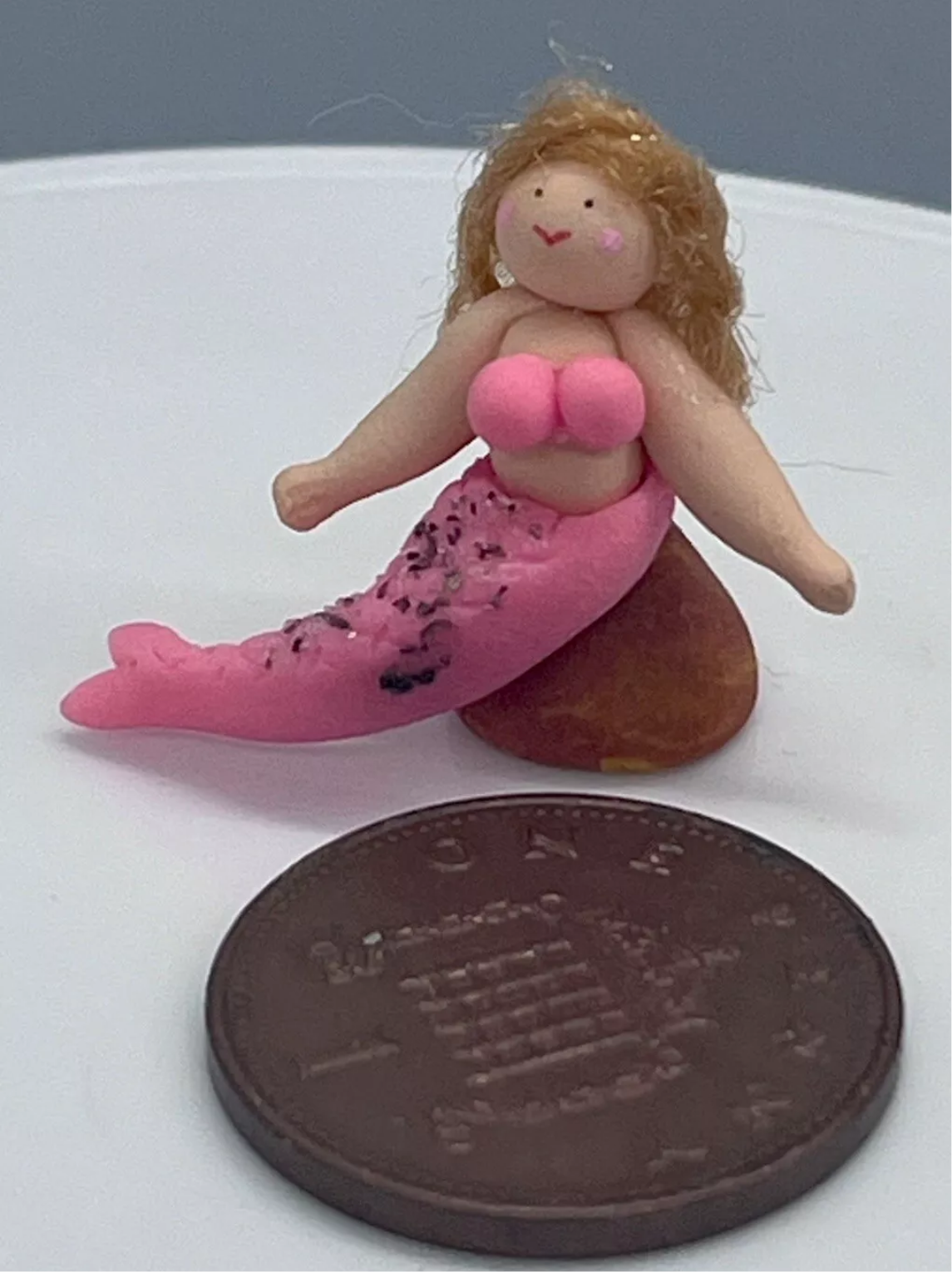 Dolls house handmade mermaid ornamental