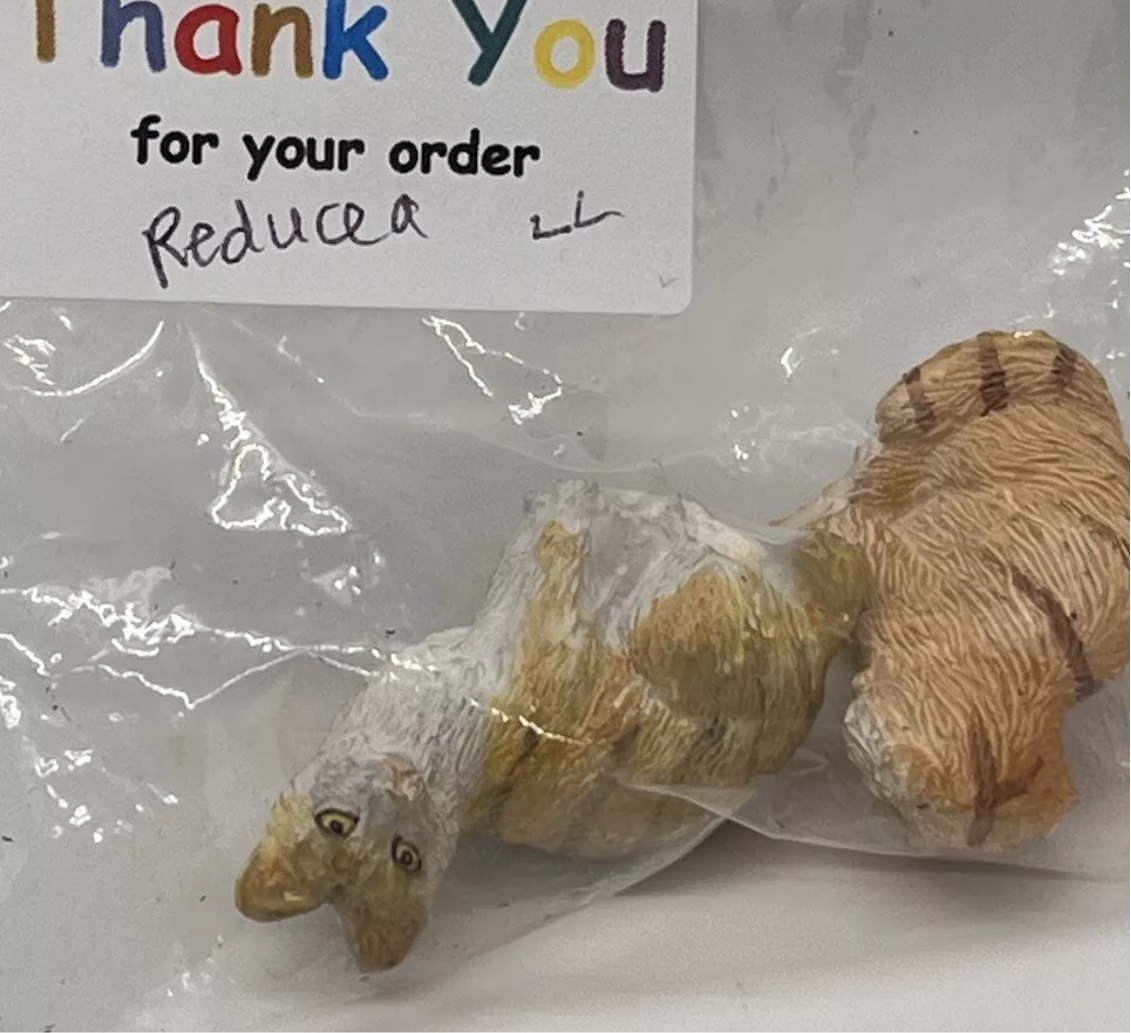 Dolls house cats resin (reduced)