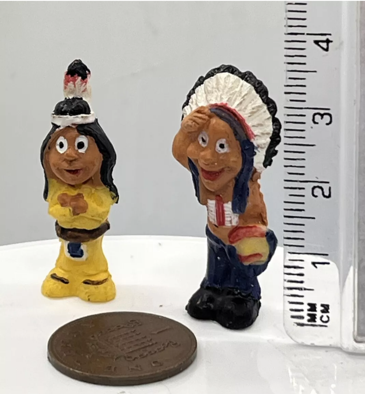Dolls house cowboy and Indian 1940, 1950, 1960