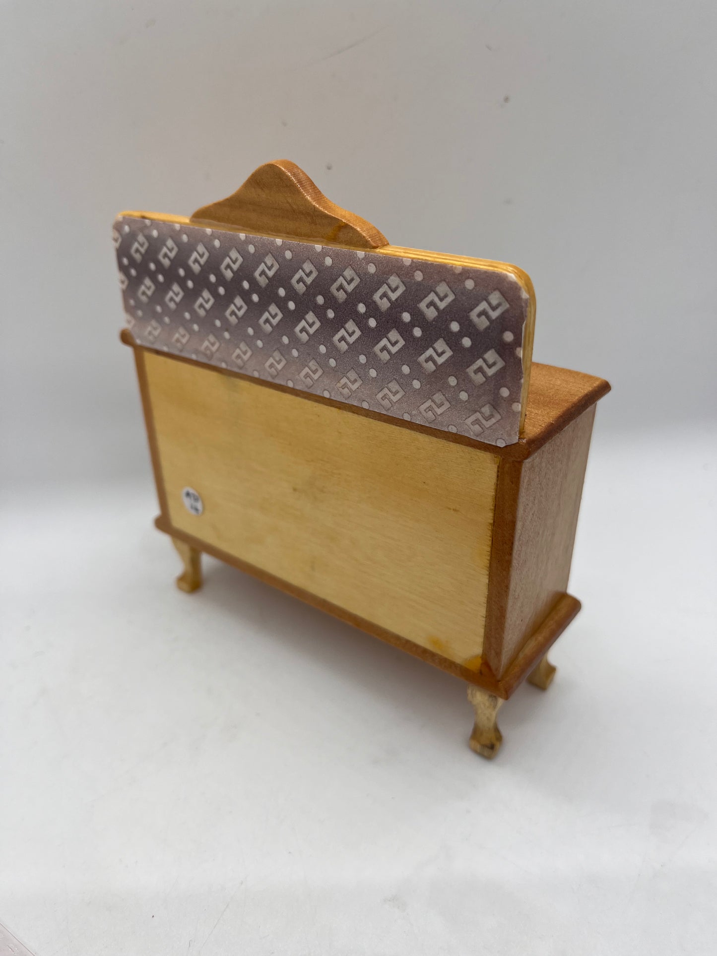 Dolls house mirror backed buffet sideboard pine