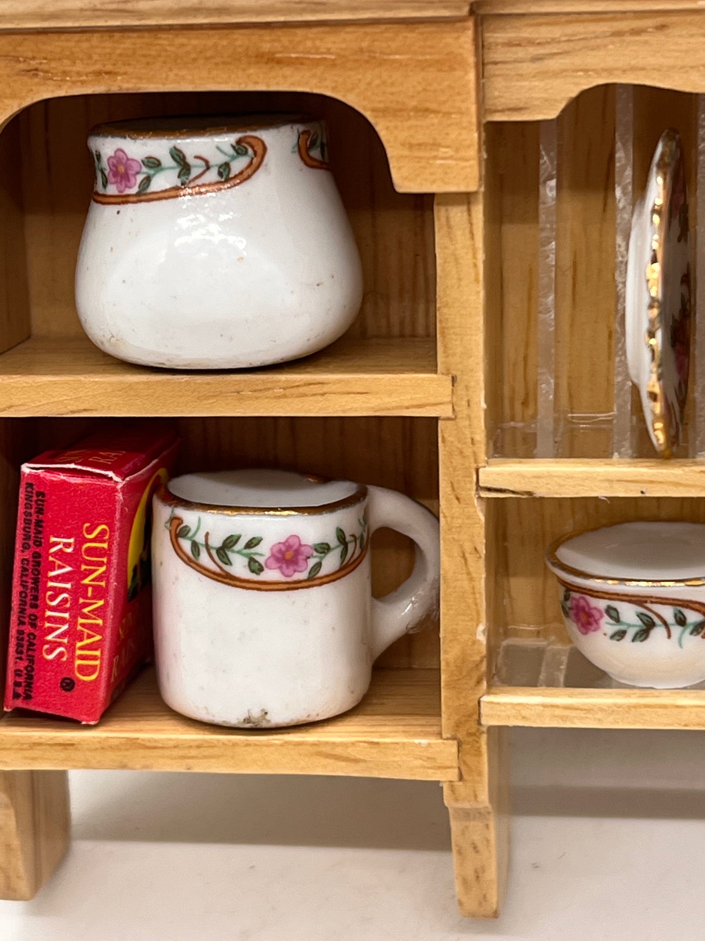 Dolls house filled wall unit