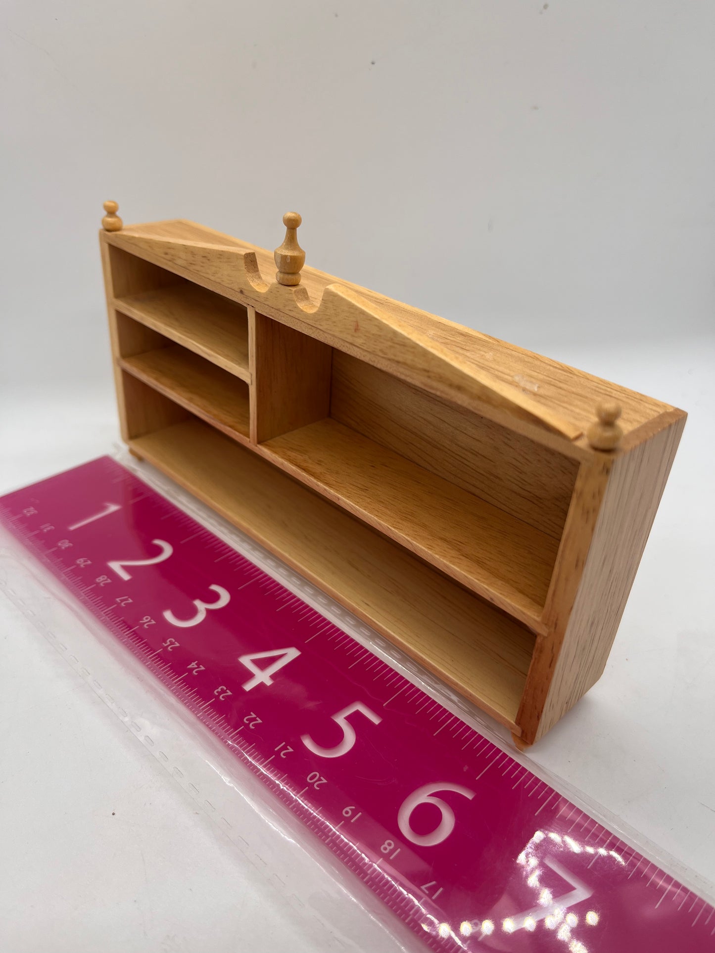 Dolls house large wall unit in pine