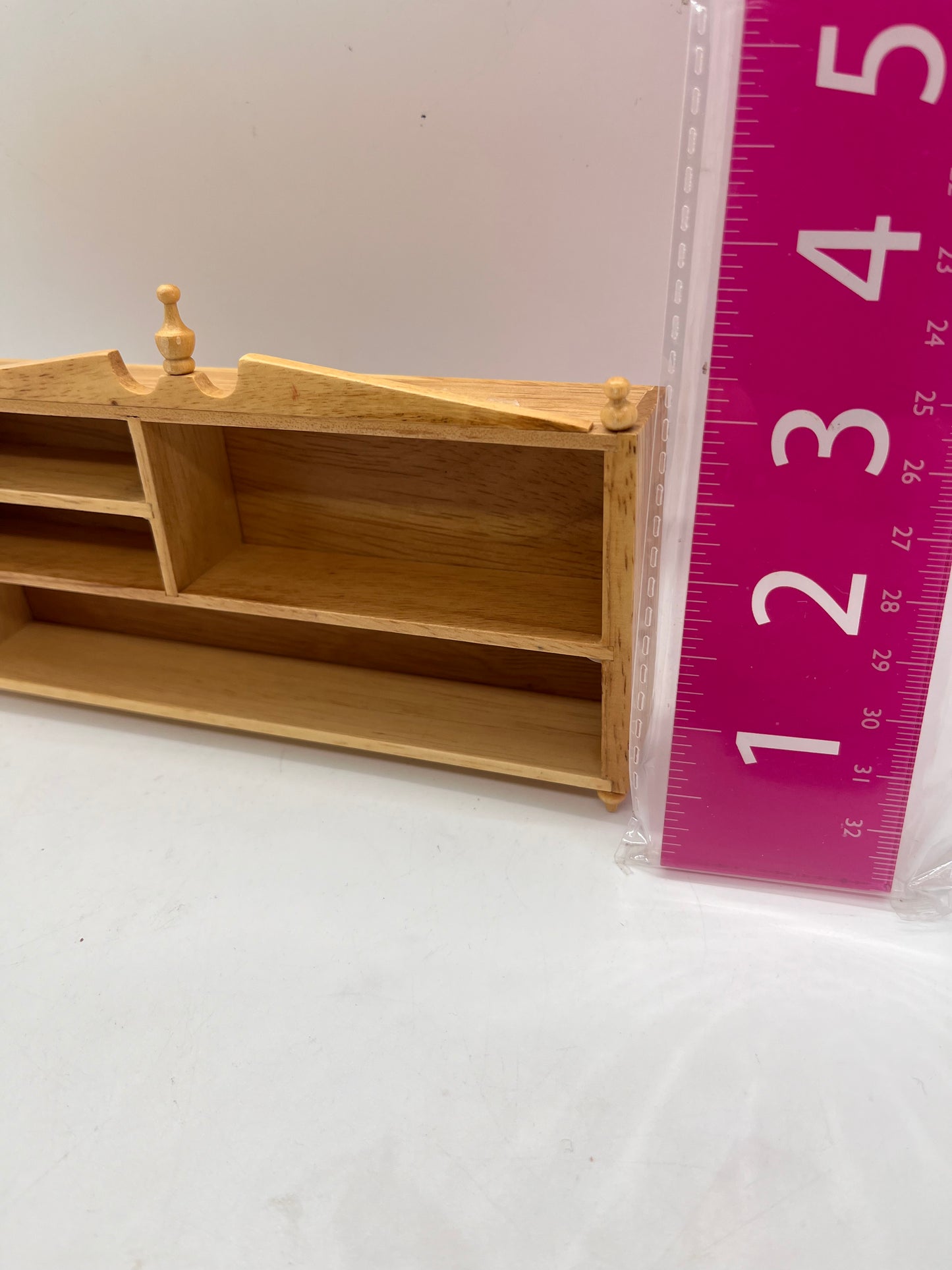Dolls house large wall unit in pine