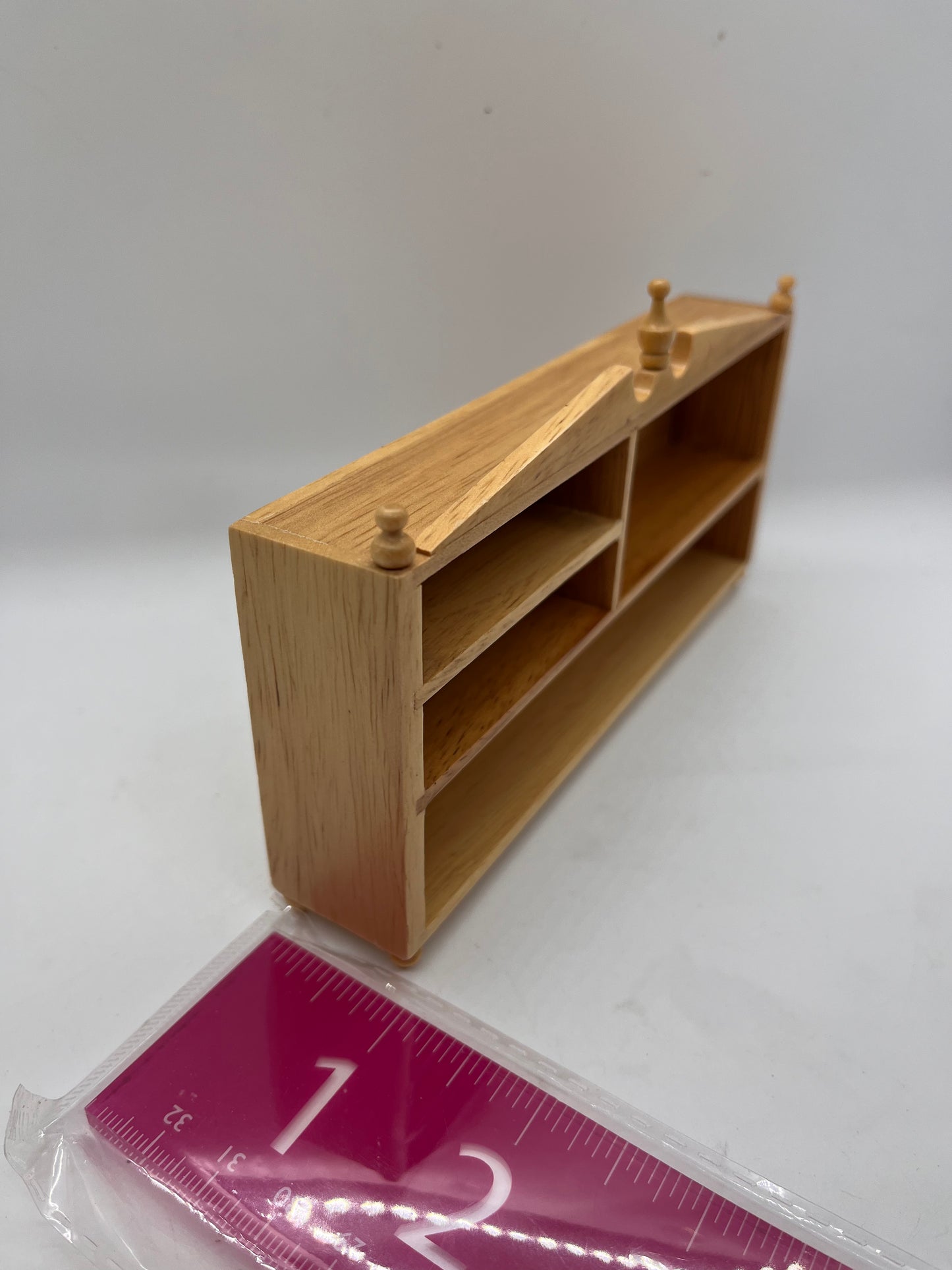 Dolls house large wall unit in pine