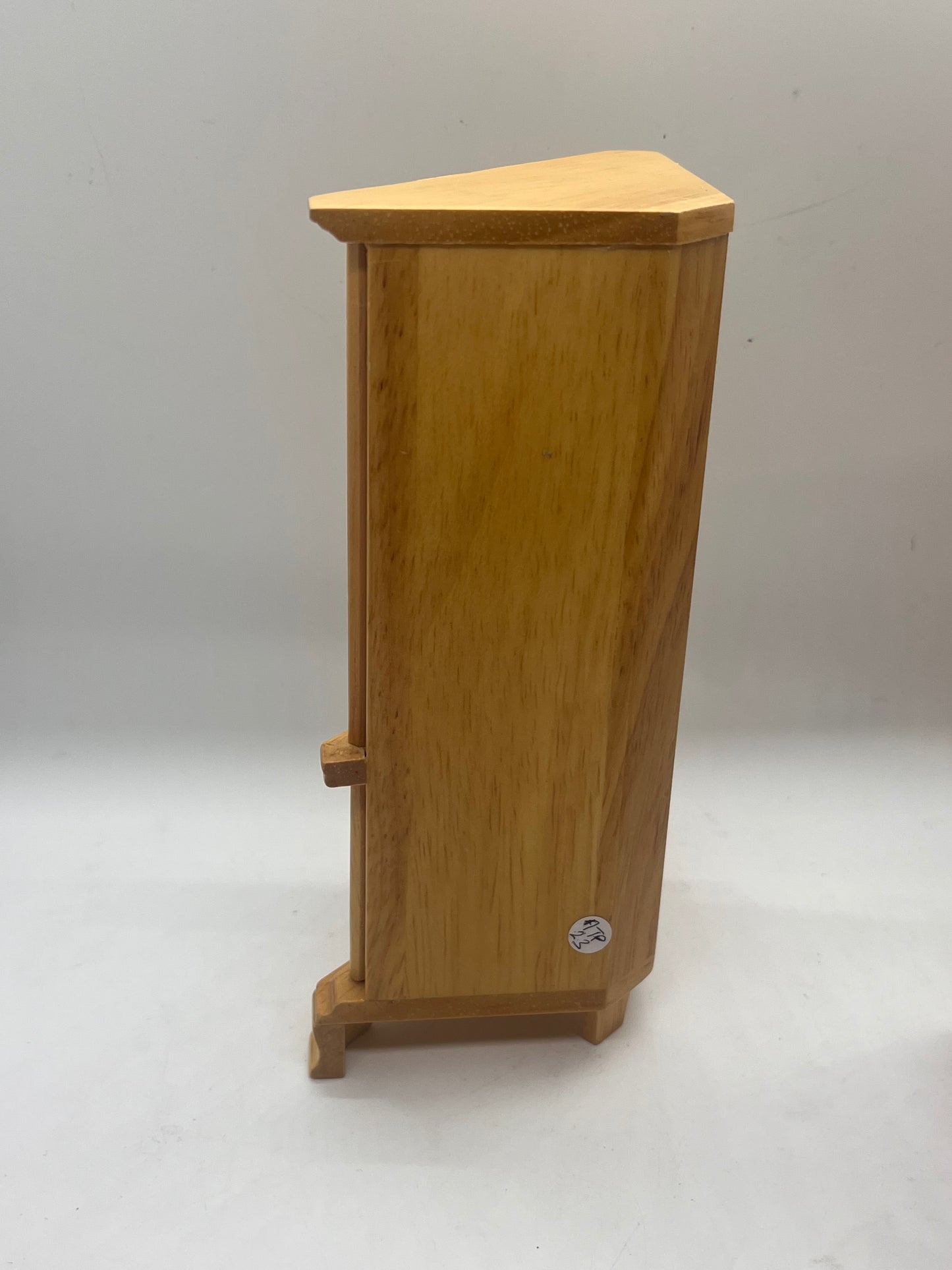 Dolls house large corner display cabinet dresser