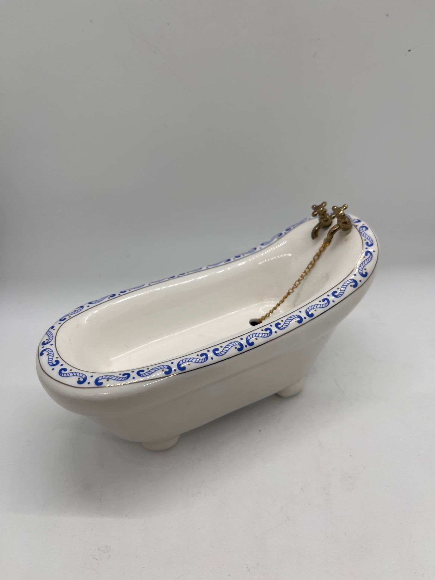 Dolls house porcelain bath