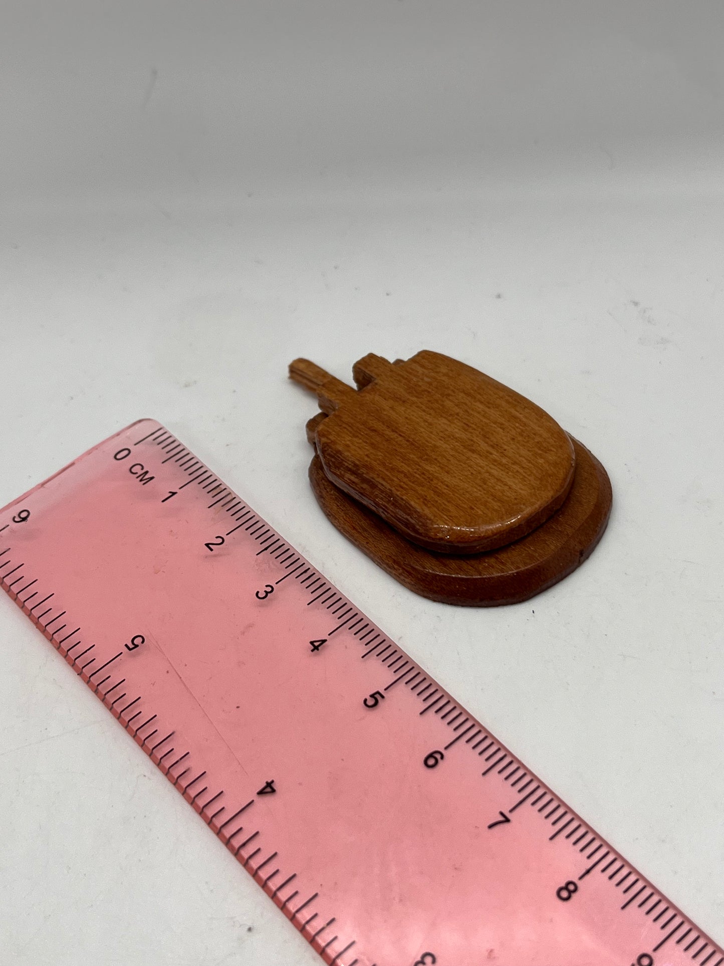 Dolls house wooden toilet seat