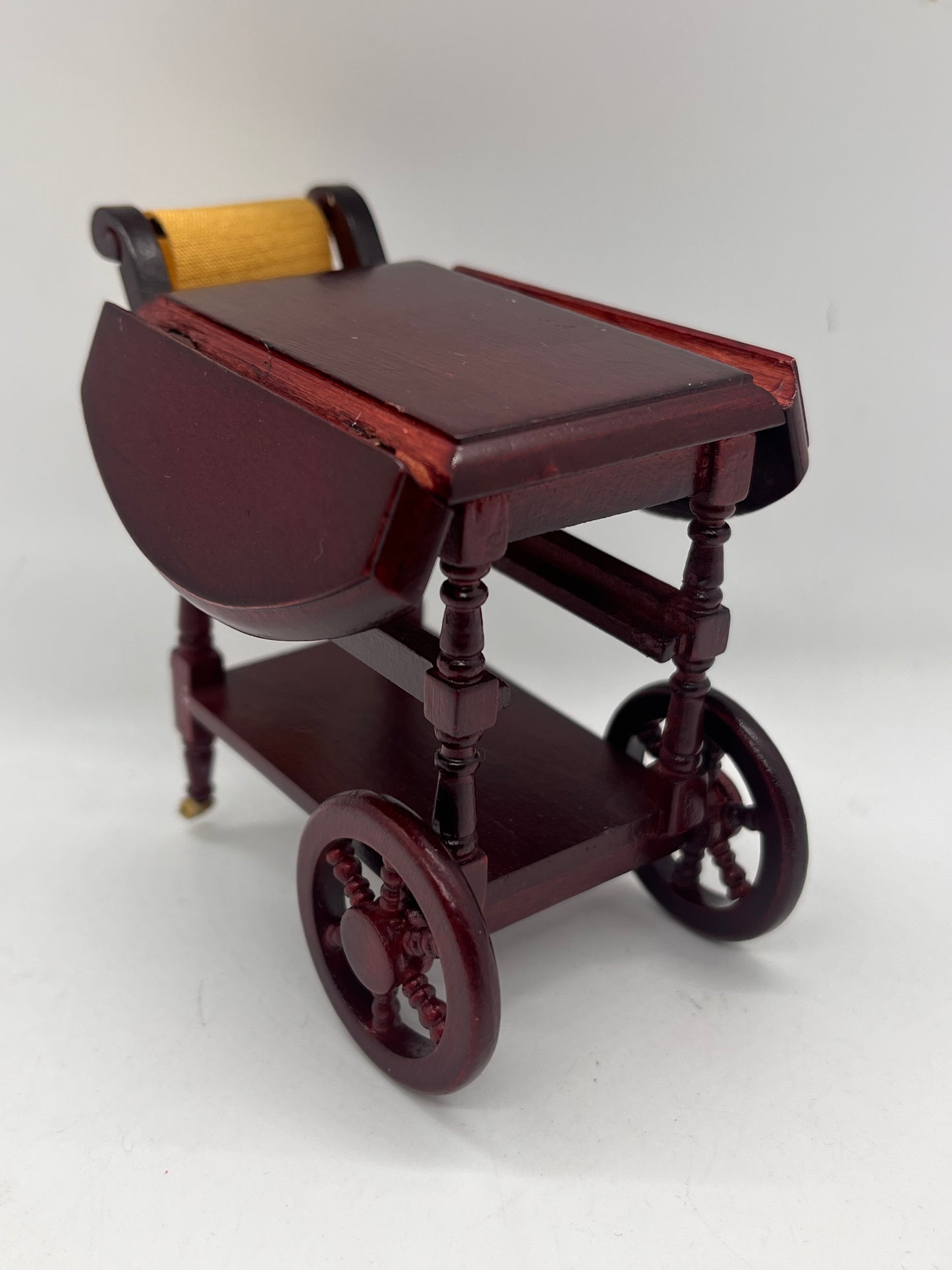 Dolls house gentleman’s trolly & all accessories