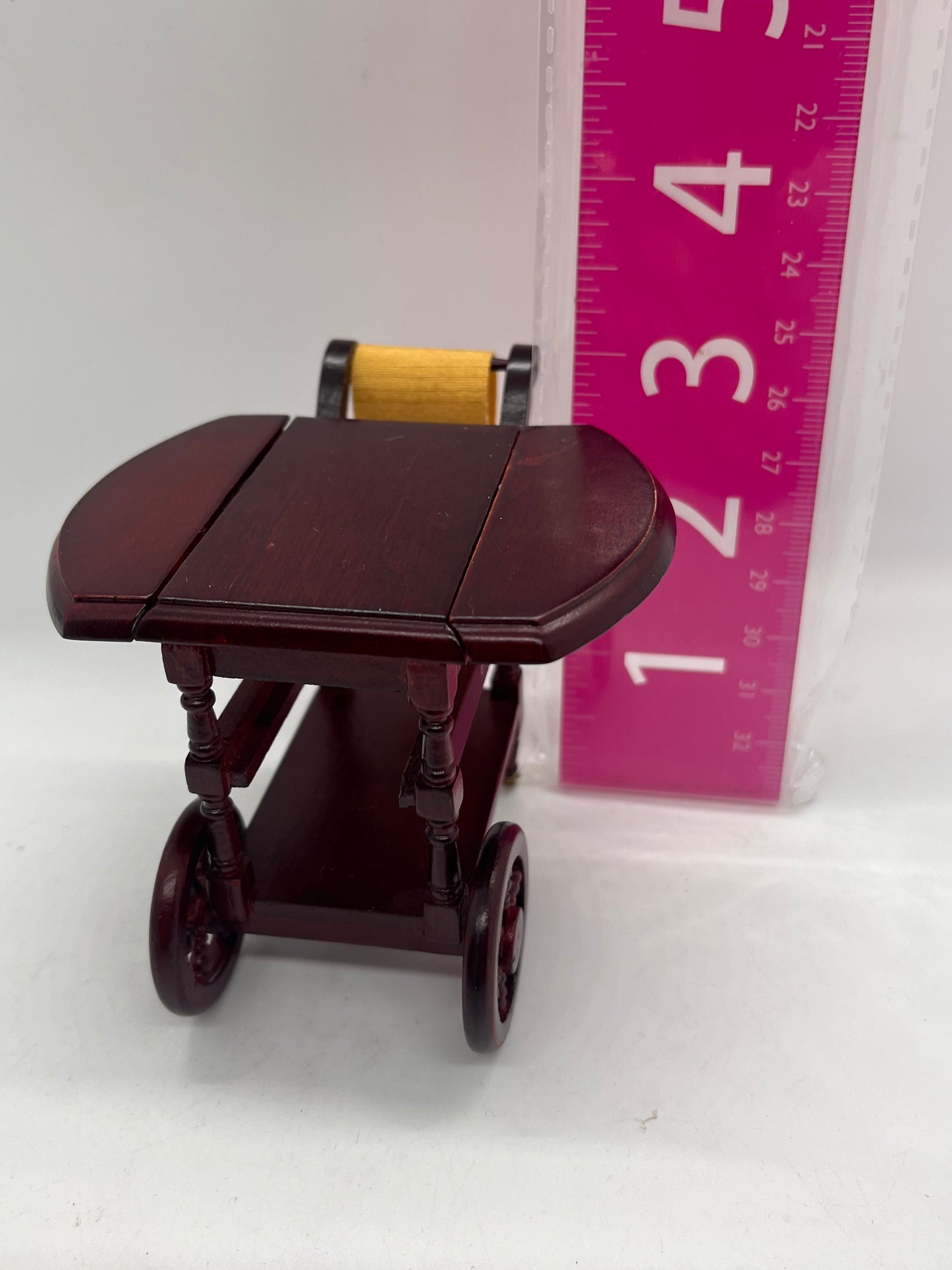 Dolls house gentleman’s trolly & all accessories
