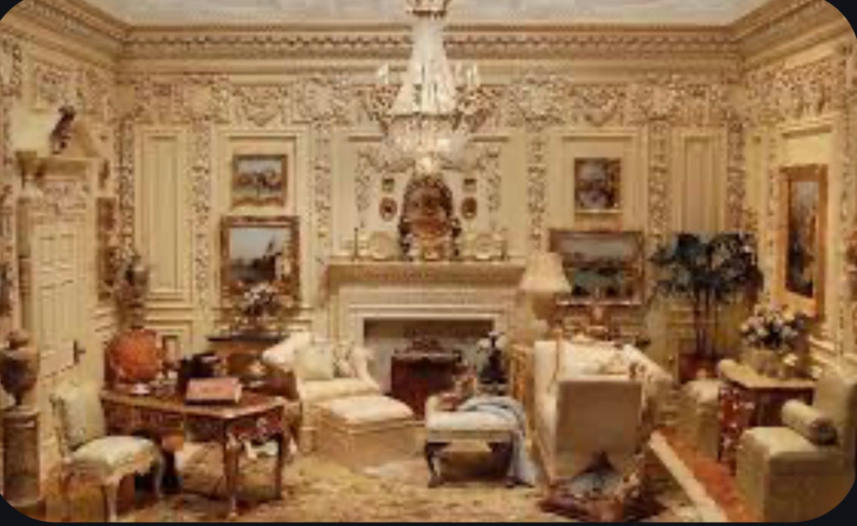 Living room & dining room