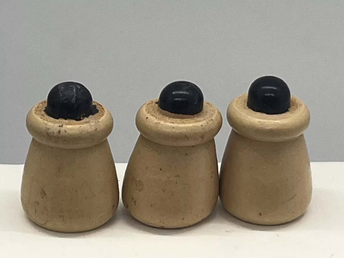 Dolls house kitchen cannisters
