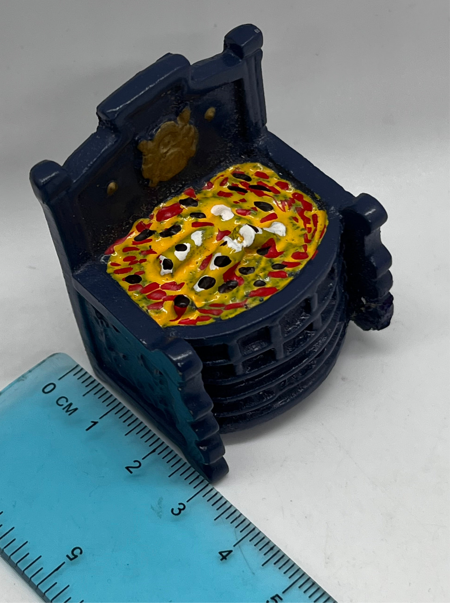 Dolls house fire grate and coals