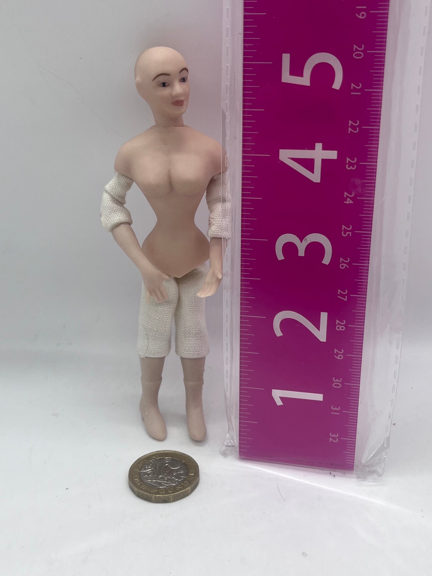 Dolls house doll undressed artisan