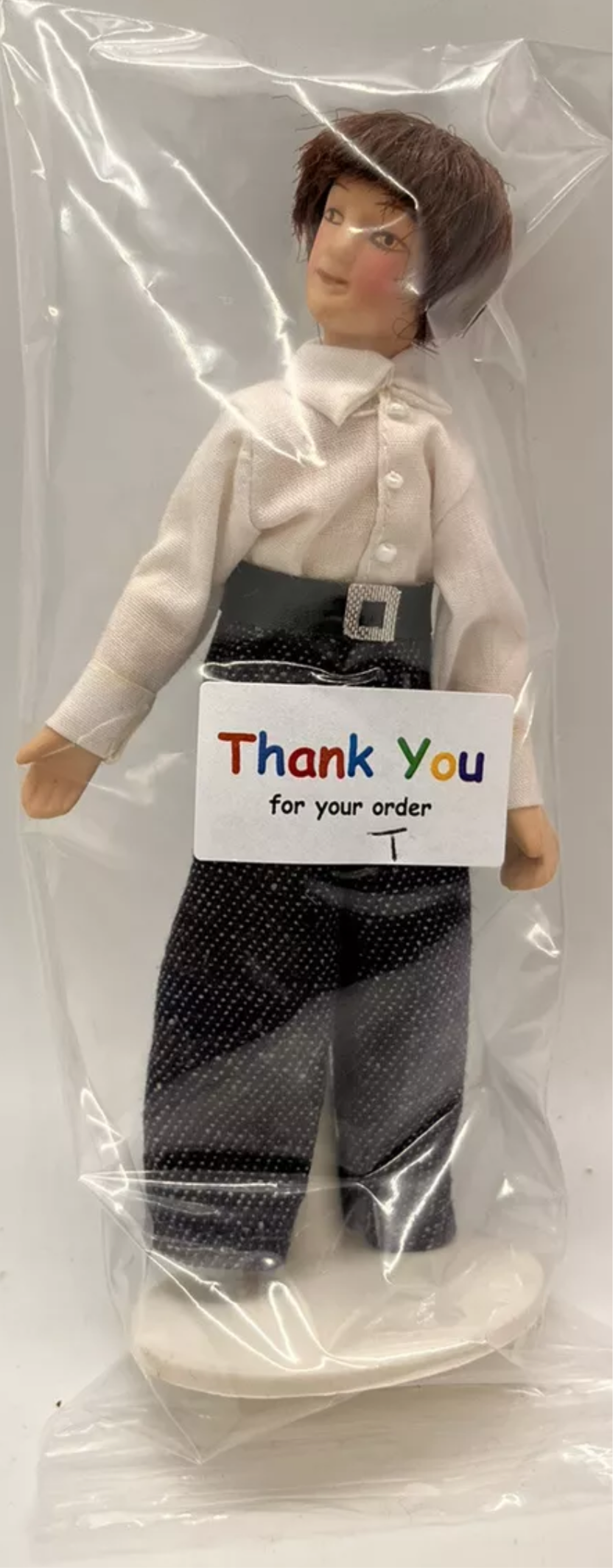 Dolls house man with stand