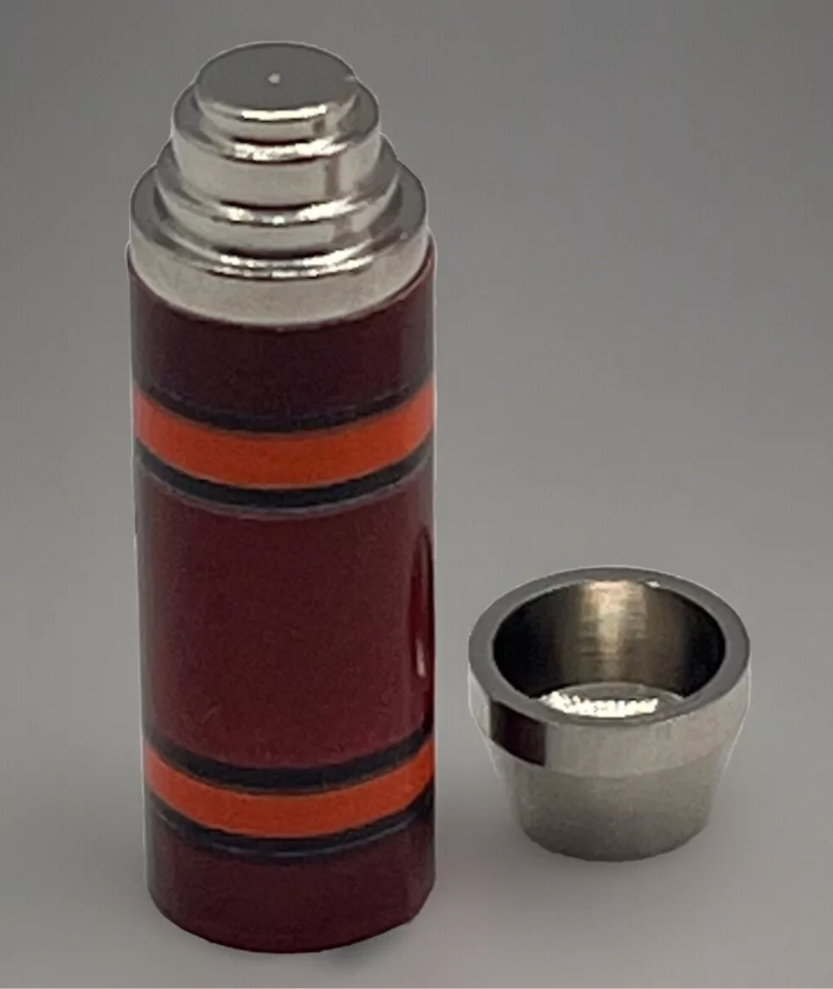 Dolls house metal flask New