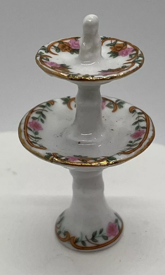 Dolls house double cake stand (new)