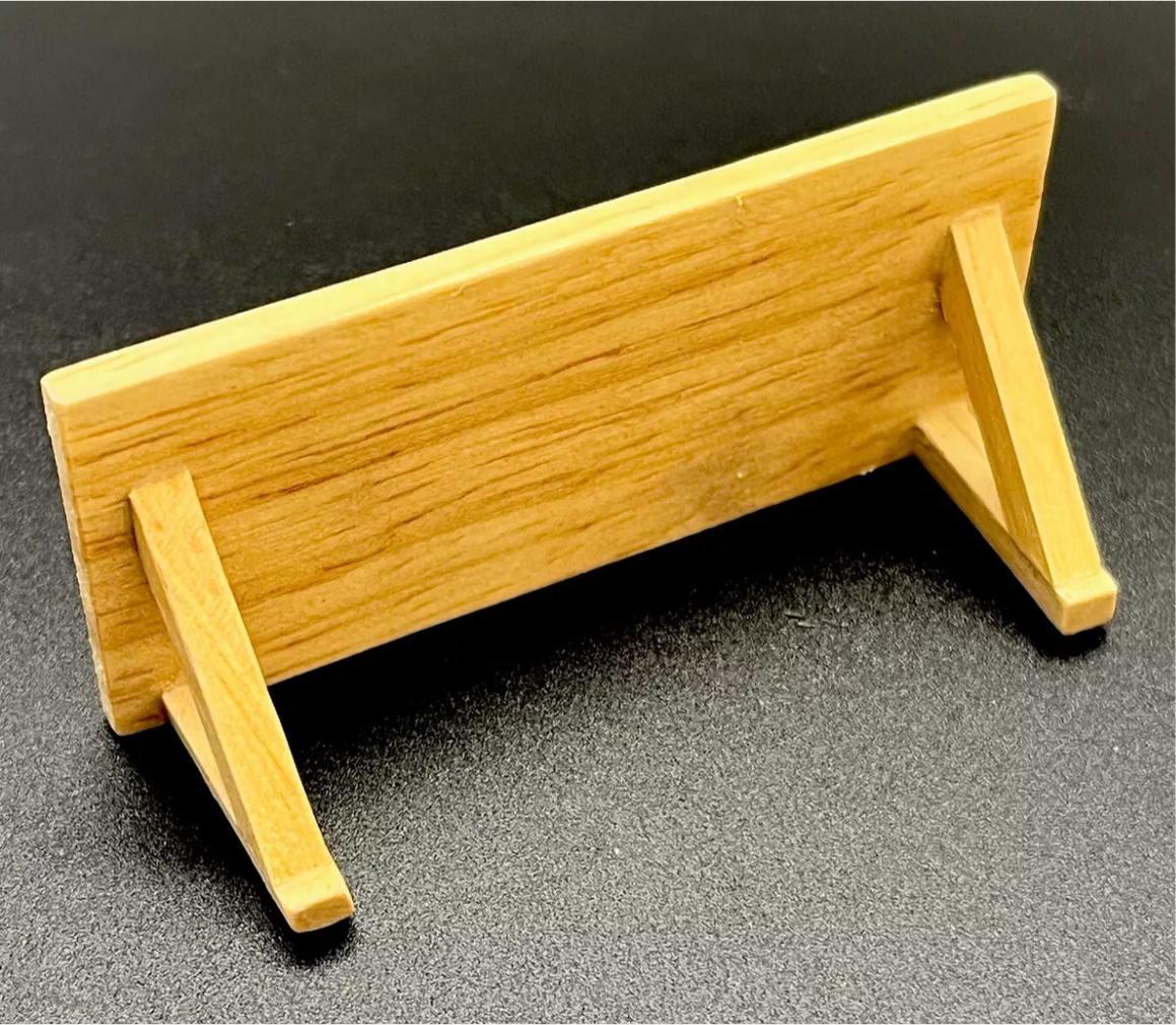 Dolls house wooden shelf