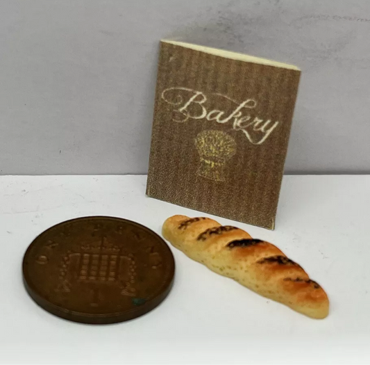 Dolls house bakery bread in bag