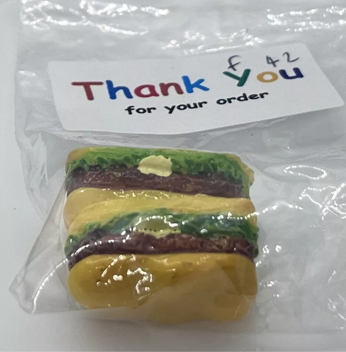 Dolls house food burgers sub rolls pair (new)