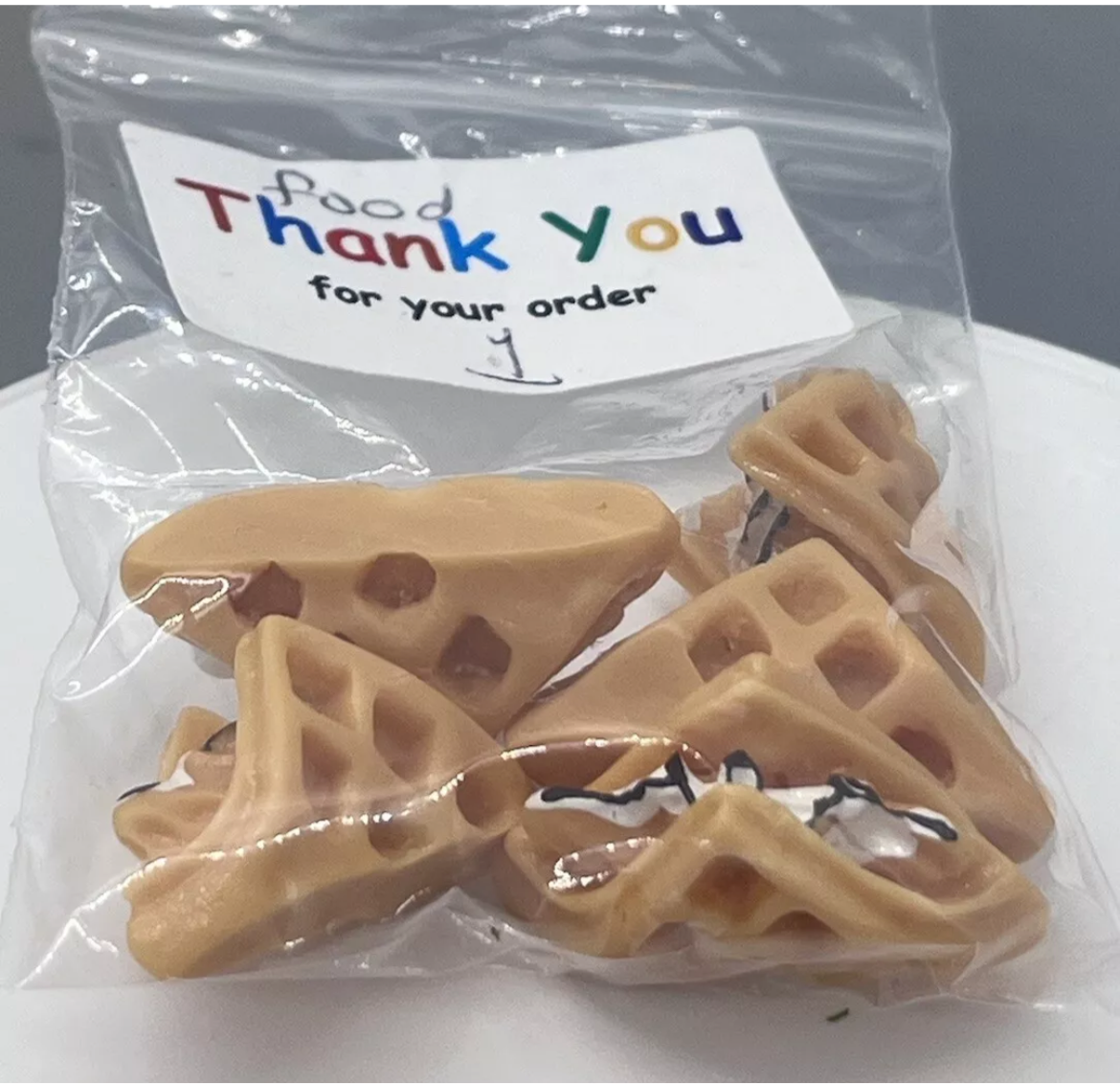 Dolls house waffles food (new)