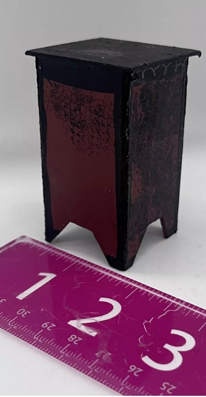 Dolls house Victorian safe (thick card) handmade