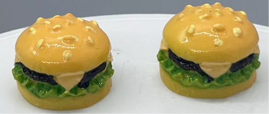 Dolls house food burgers pair (new)