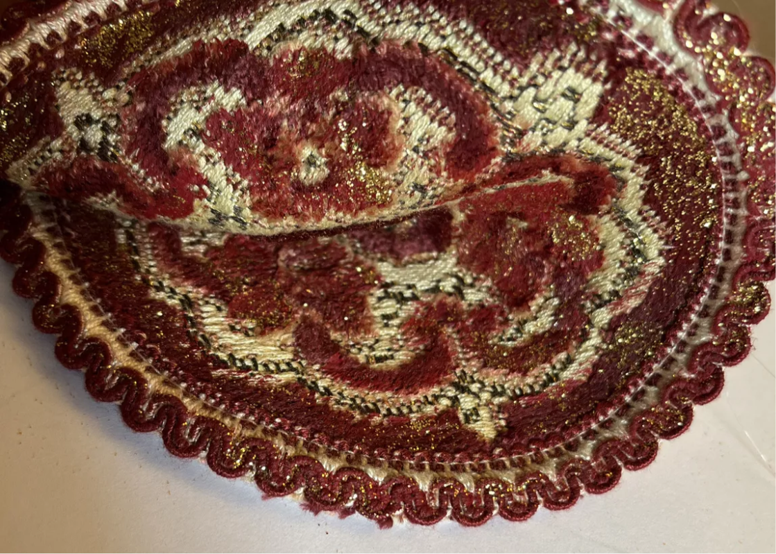 Dolls house plush rug 5 plus inches
