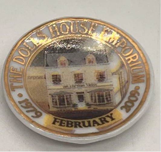 Dolls house emporium collectors plate February