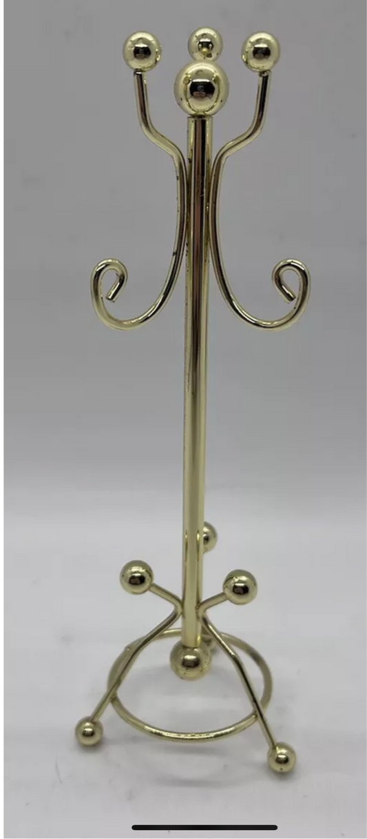 Dolls house cloak hat stand metal x one NEW