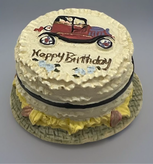Dolls house artisan birthday cake