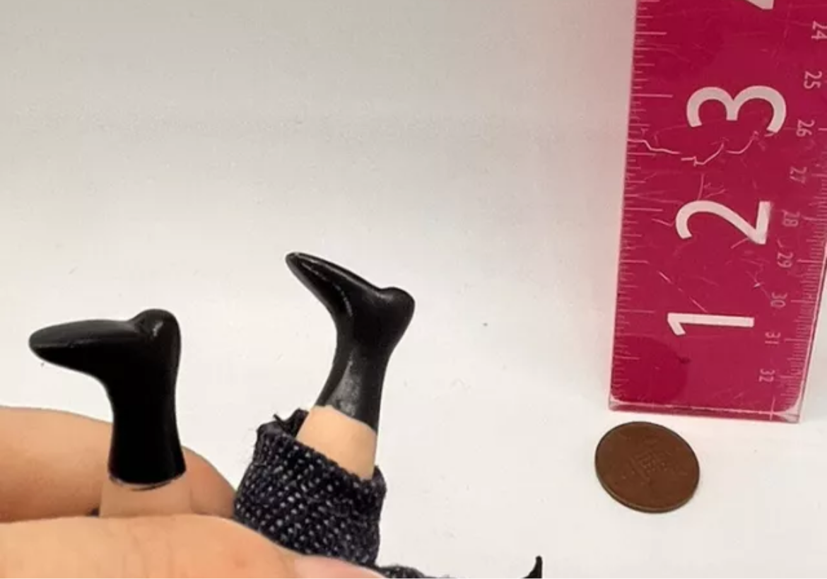 Dolls house man with stand