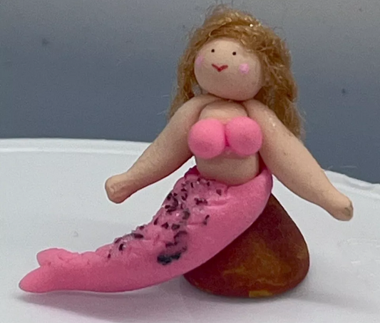 Dolls house handmade mermaid ornamental