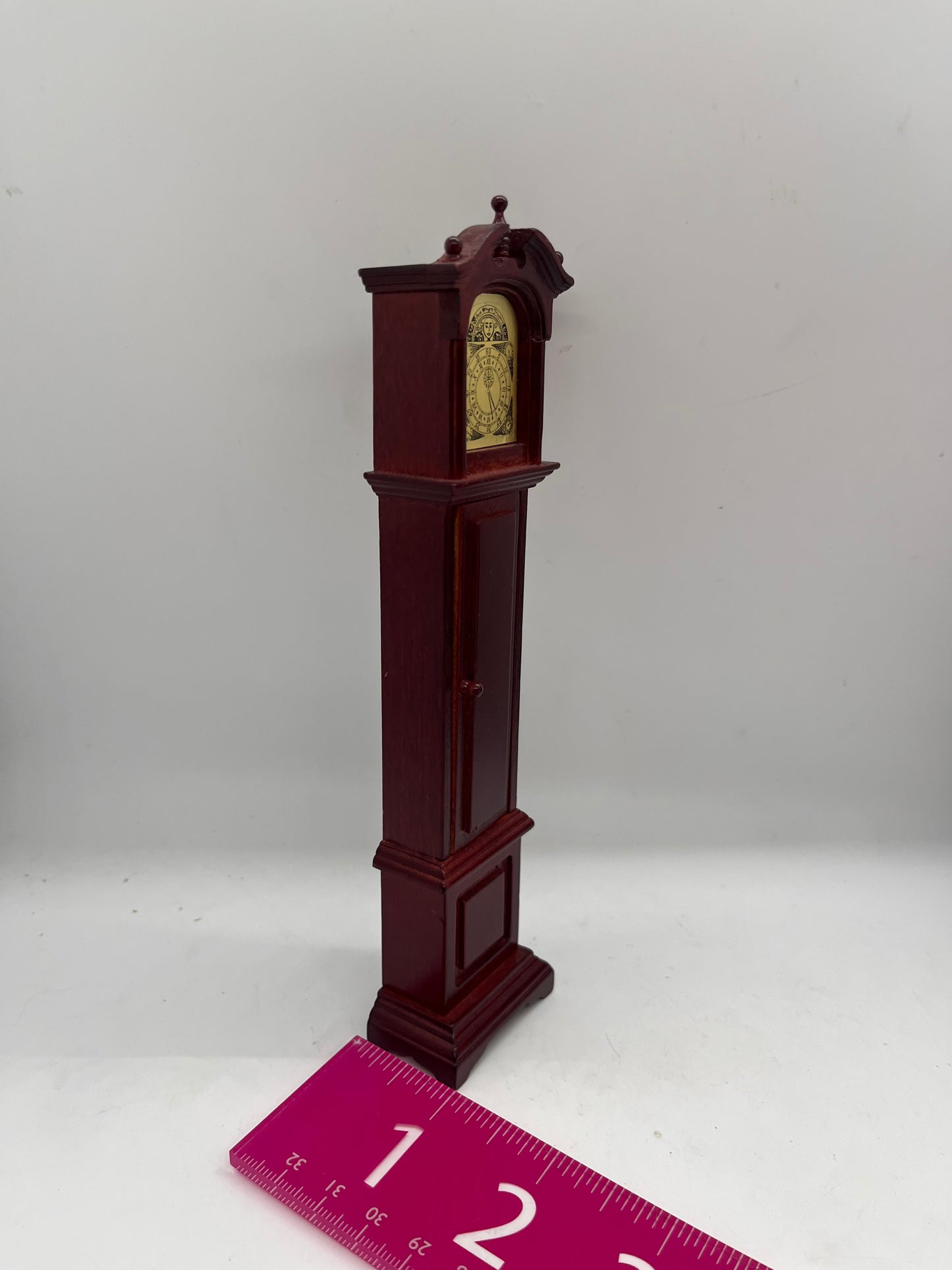 Dolls house Grandfather clock in 1/12th scale
