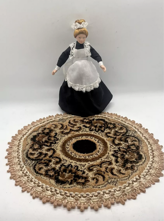 Dolls House large plush rug 9 Inch