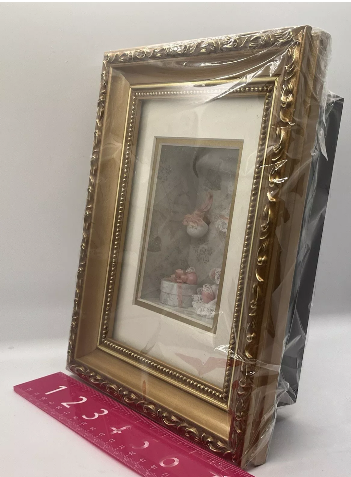 Nursery room wall box shadow box (1/12th items inside) for full size wall nursery