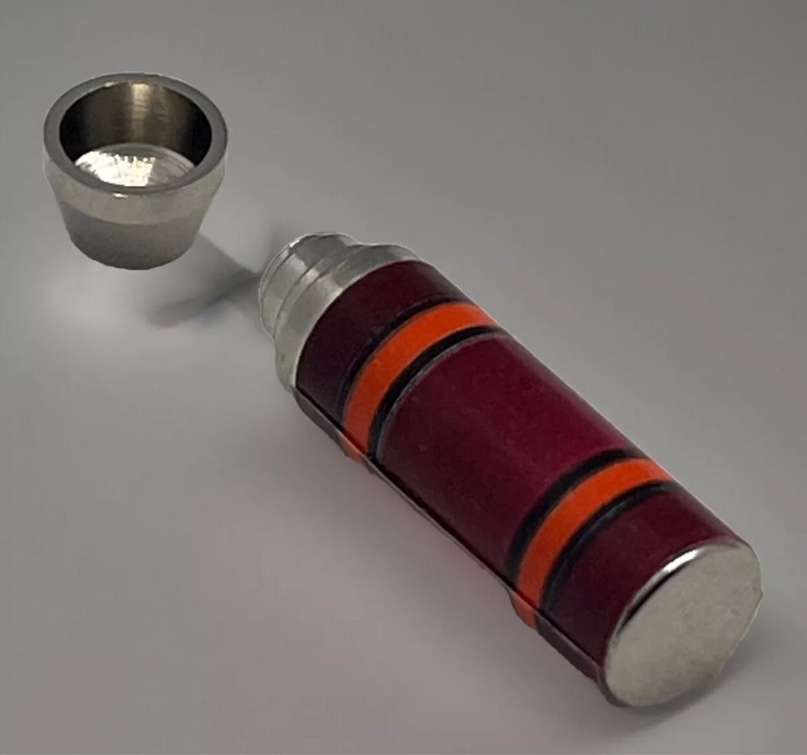 Dolls house metal flask New