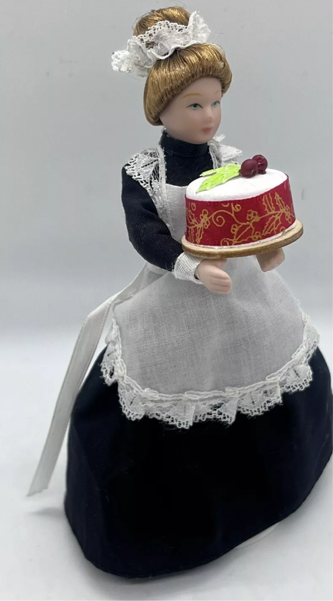Dolls House Christmas cake handmade new