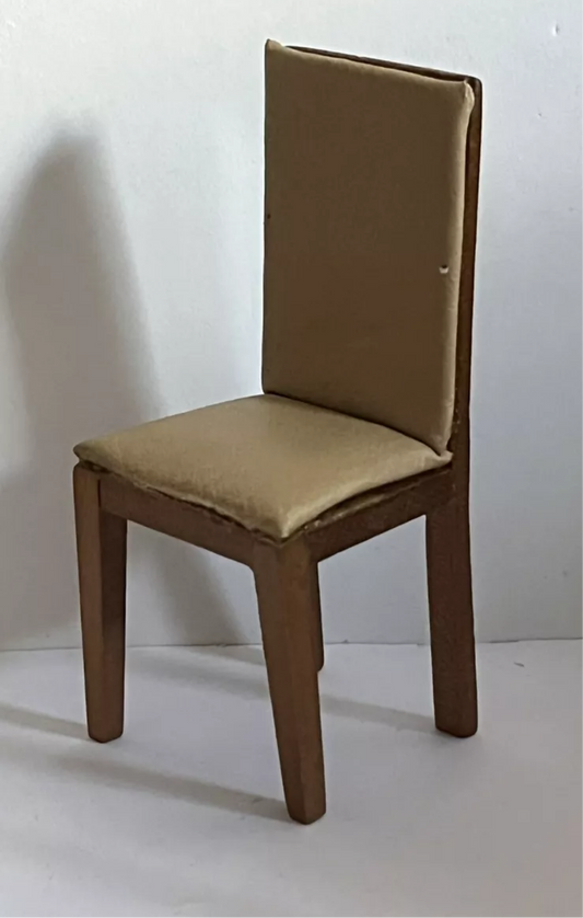 Dolls house chair modern padded wood
