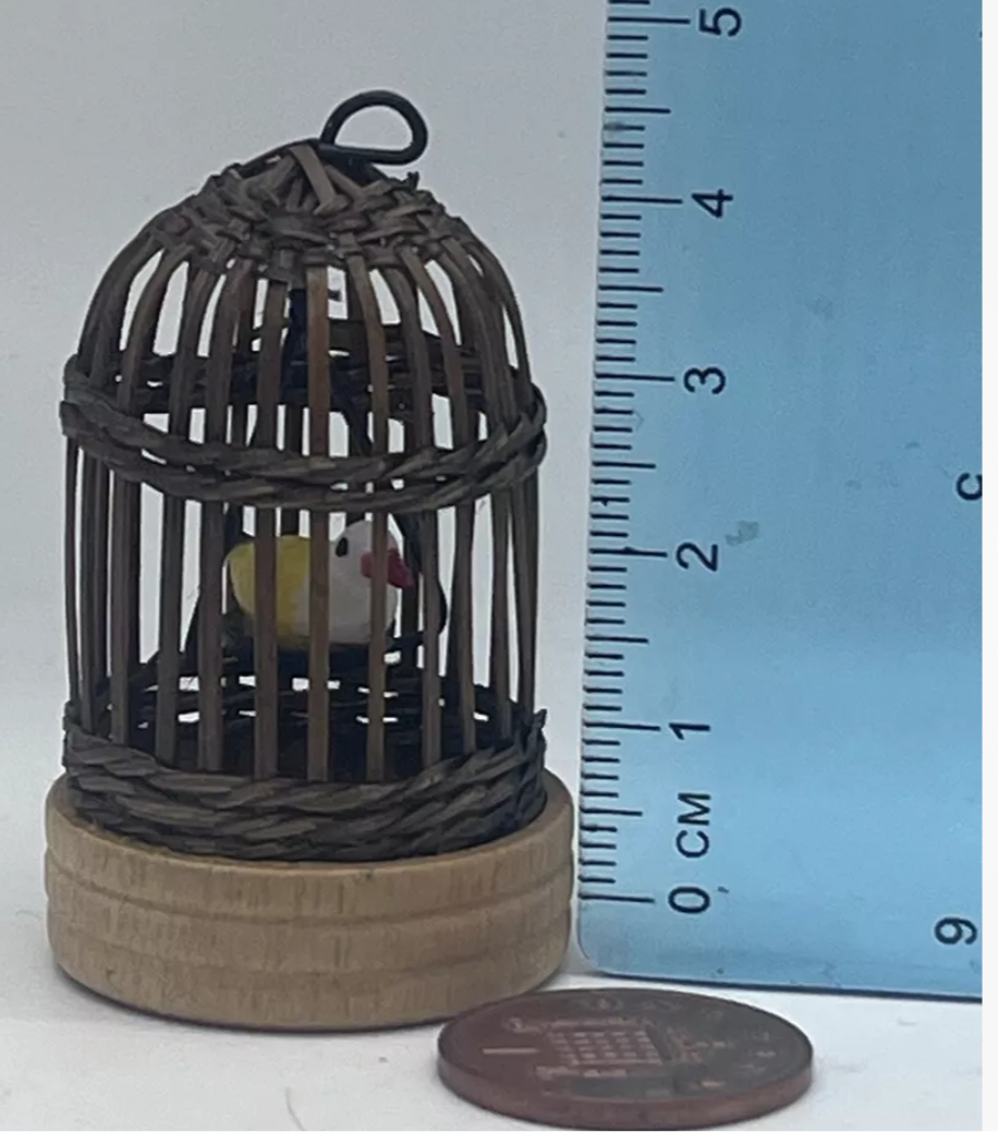 Dolls house bird cage