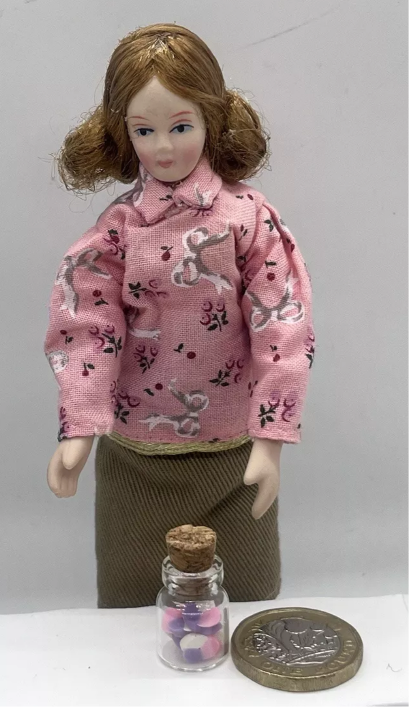 Dolls house sweets new in jar