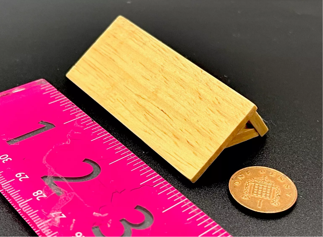 Dolls house wooden shelf