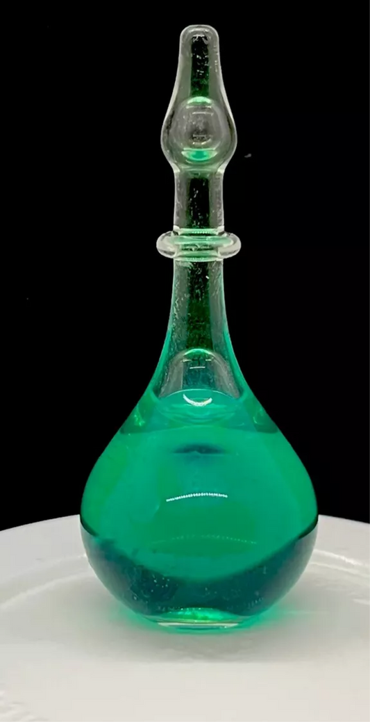 Dolls house chemist medicine large glassware rare handmade