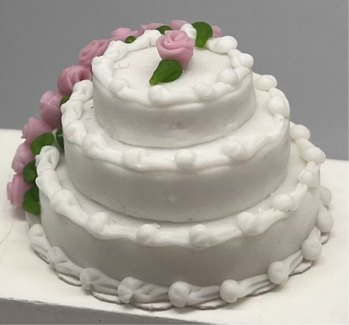 Dolls house wedding cake