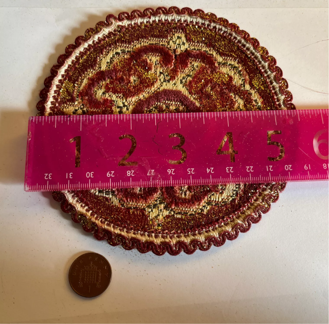 Dolls house plush rug 5 plus inches