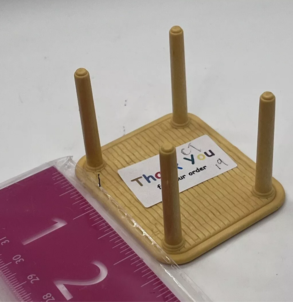 Dolls house plastic table