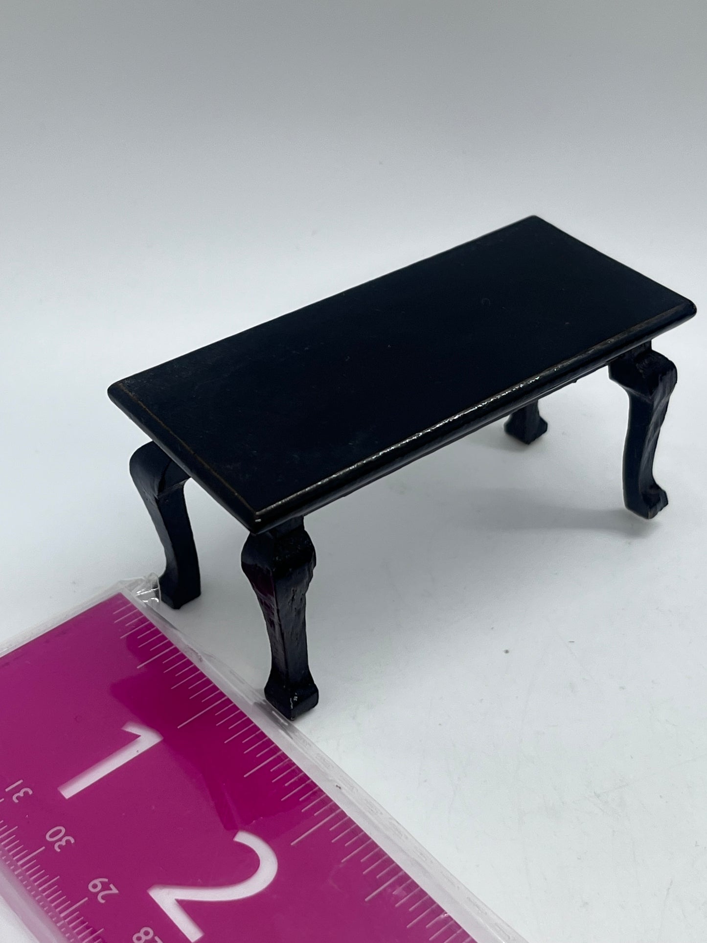 Dolls house coffee table in 1/12th scale.