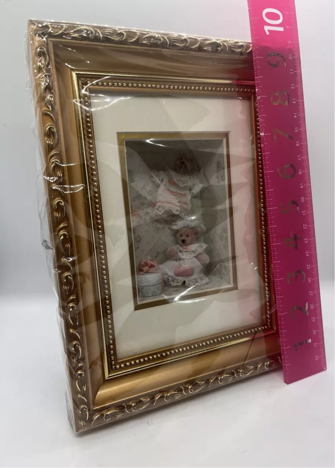 Nursery room wall box shadow box (1/12th items inside) for full size wall nursery
