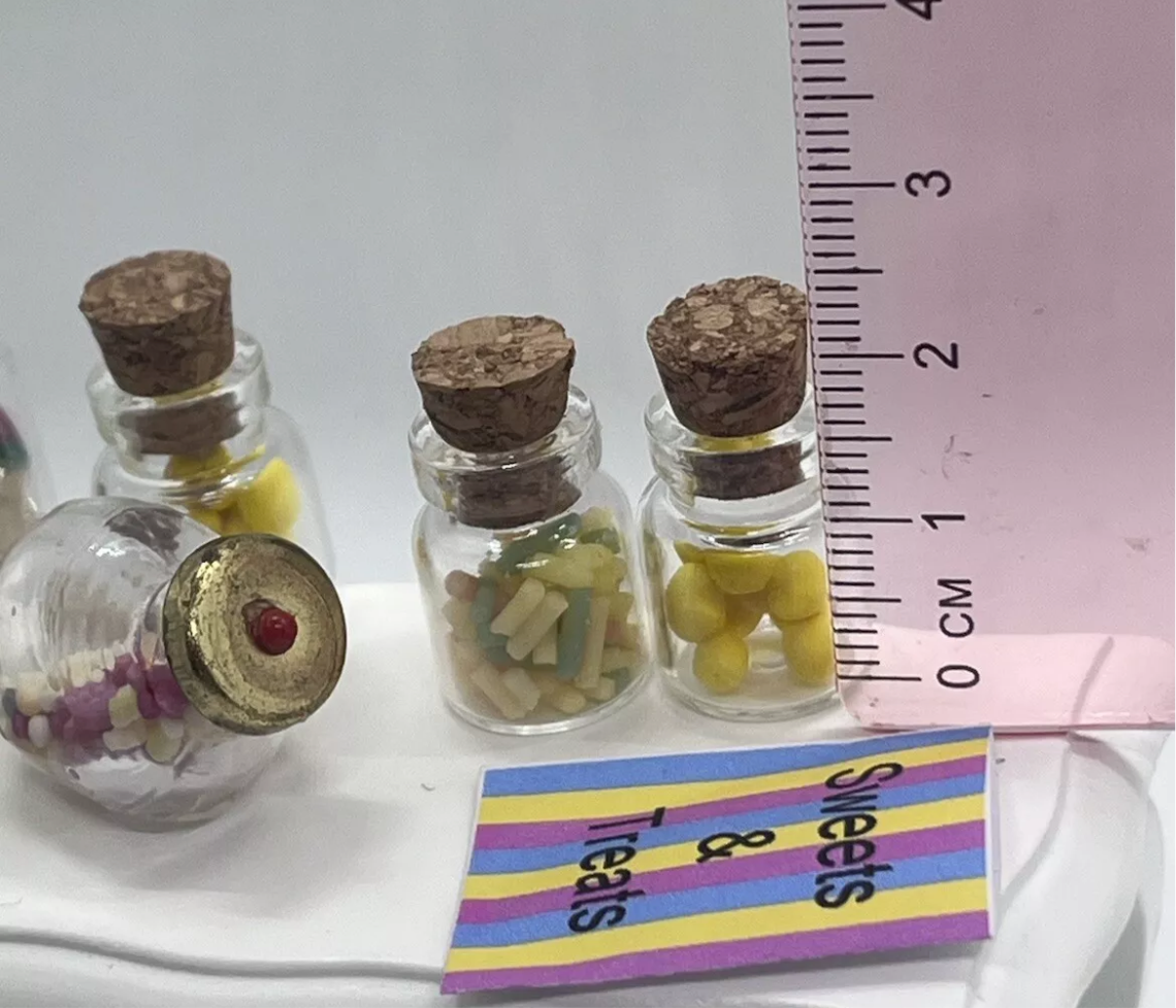 Dolls house sweet shop sweets set