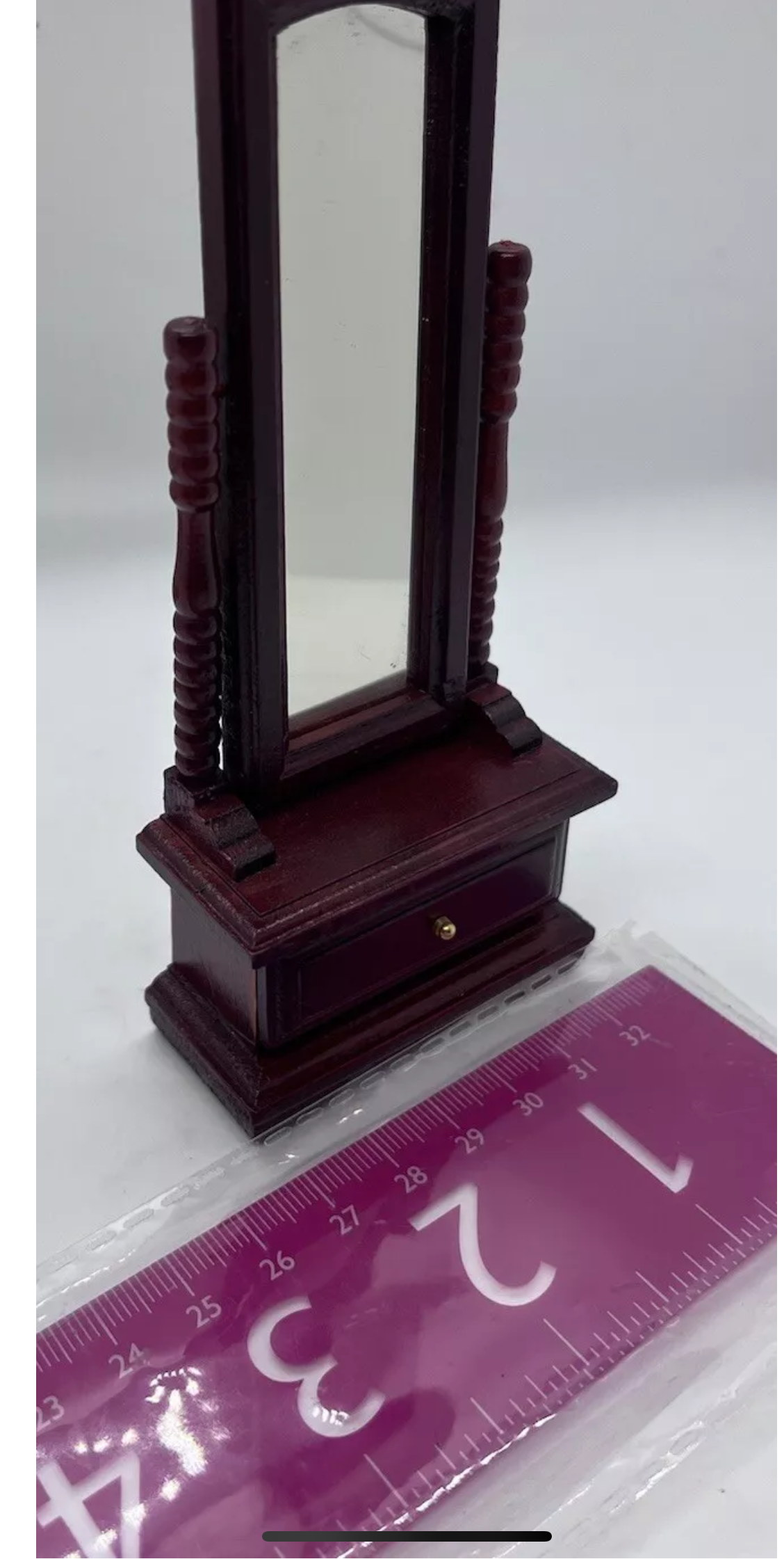 Dolls house floor mirror NEW with drawer